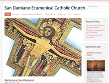 Tablet Screenshot of lrcatholic.org